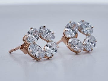 Sans prix de réserve - Boucles doreilles - 14 carats Or, Bijoux, Sacs & Beauté, Boucles d'oreilles