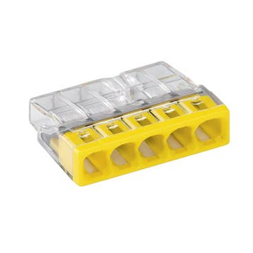 WAGO® LASKLEM | 5 DRADEN | 0.2-2.5MM² | PER 100 STUKS, Maison & Meubles, Lampes | Lampes en vrac, Verzenden