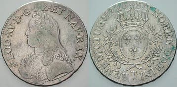 Ecu 1726 T Nantes Frankreich Ludwig Xv 1715-1774, Verzenden, België