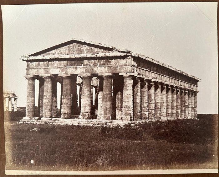 Sommer - Paestum - Splendide fotografie dell’Ottocento, Antiek en Kunst, Kunst | Tekeningen en Fotografie