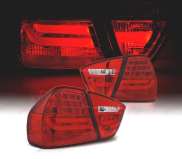 FEUX ARRIÈRE BMW E90 05-08 LED LIGHT BAR ROUGE, Auto-onderdelen, Verzenden
