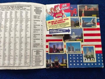 Panini WC USA 94 Foil, + Repetienda Panini Catalogue