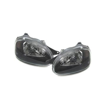 PHARES POUR OPEL CORSA B 93-00 FOND NOIR, Verzenden