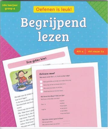 begrijpend lezen. groep 4. avi: 4. Avi nieuw: E 4., Boeken, Verzenden, Zo goed als nieuw