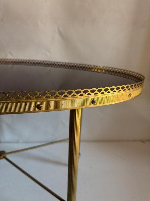 Table bouillotte - À la manière de Maison Baguès - Laiton,, Maison & Meubles, Maison & Meubles | Autre