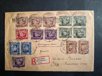 Polen 1922 - brief, Gestempeld