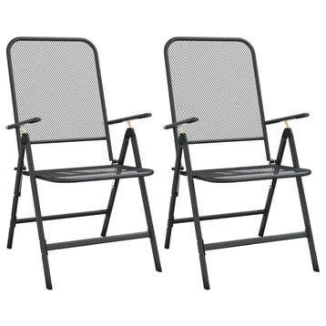 Tuinstoelen antraciet | Retour deal | Knaller, Verzenden