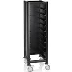 Regaalwagen | MENSA BLACK | Aluminium/Hout | 10 Etages, Zakelijke goederen, Horeca | Keukenapparatuur, Verzenden, Nieuw in verpakking