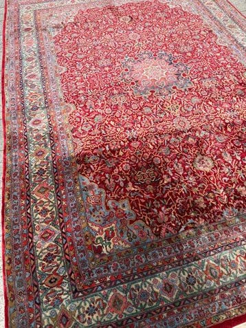 Indo Design tapijt - gereinigd - handgeknoopt - wol - Tapijt, Huis en Inrichting, Nieuw
