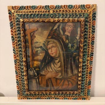 Europese school (XX) - Sainte Rose de Lima, Antiek en Kunst, Kunst | Schilderijen | Klassiek