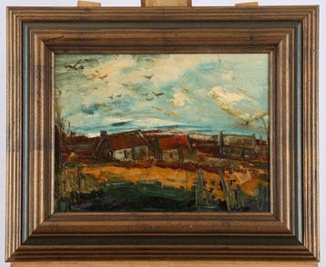 Marinus Bies (1894-1975) - Landschap met vogels