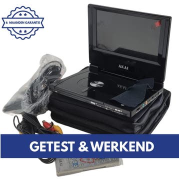 Akai ACVDS715UX | Portable DVD Speler | NIEUW | DVD speler, Verzenden, Draagbaar, Zo goed als nieuw, Overige merken