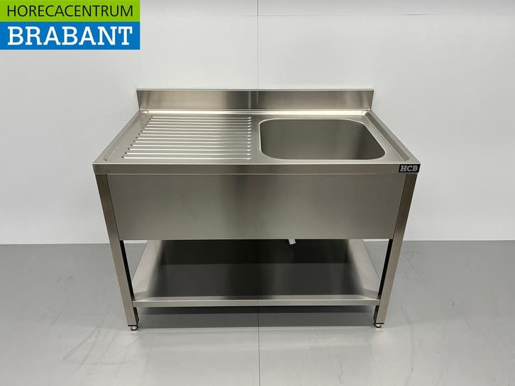 Evier en acier inoxydable Premium-line Modèle soudé 120 cm, Articles professionnels, Horeca | Autre, Envoi