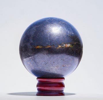 Uitzonderlijke hematietbol 125 mm – Massieve 4,82 kg