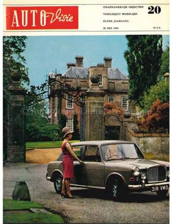1966 AUTOVISIE MAGAZINE 20 NEDERLANDS, Ophalen of Verzenden, Nieuw