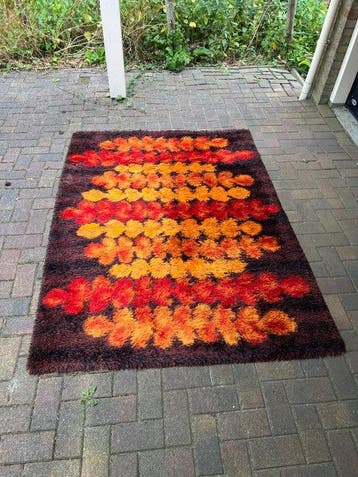 Tapis - Tapis - 198 cm - 144 cm - Lâge spatial vintage