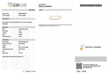 Zonder minimumprijs - Armband - 14 karaat Geel goud -, Nieuw