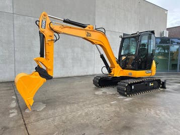 Veiling: Rupsgraafmachine JCB 8056 Diesel 2009, Zakelijke goederen, Machines en Bouw | Kranen en Graafmachines, Ophalen