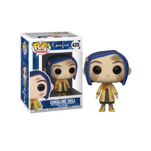 Funko Pop!  Coraline - Coraline Doll #425, Collections, Jouets miniatures, Envoi