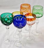 Diverse Merken - Wijnglas (6) - Kristal - Roemer Wijnglazen, Antiek en Kunst