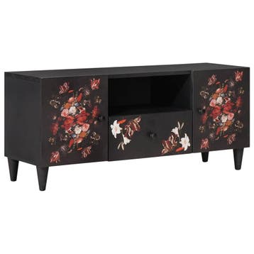 vidaXL Opbergkasten Multikleur 105 x 33,5 x 46 cm Massief, Huis en Inrichting, Verzenden, Nieuw