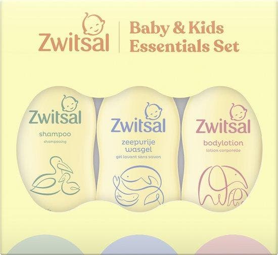 Zwitsal - Essentials Geschenkset - Baby & Kids - 3 x 200 ml, Kinderen en Baby's, Overige Kinderen en Baby's, Nieuw, Verzenden
