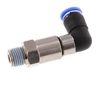 coude 8mm & R1/4 Joint rapide pivotant Filets mâles, Bricolage & Construction, Verzenden