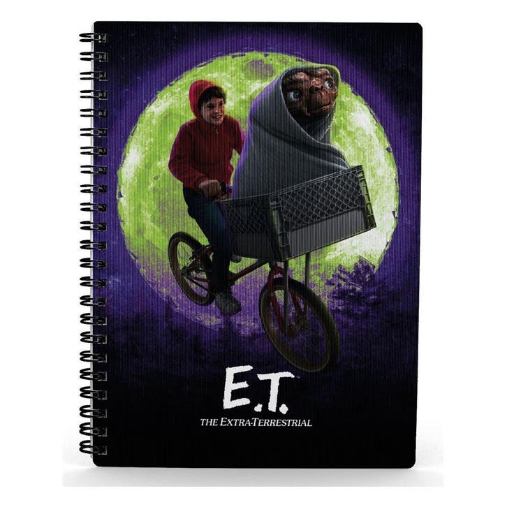E.T. the Extra-Terrestrial Notebook with 3D-Effect Elliot, Collections, Cinéma & Télévision, Enlèvement ou Envoi