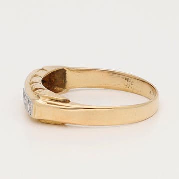 Ring - 18 karaat Geel goud - Single cut, Nieuw
