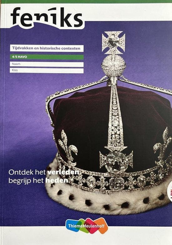 Feniks 4/5 HAVO tijdvakken en historische contexten, Boeken, Studieboeken en Cursussen, Zo goed als nieuw, Verzenden