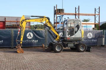 Veiling: Wielgraafmachine Wacker Neuson 6503 Diesel 43kW 200, Ophalen