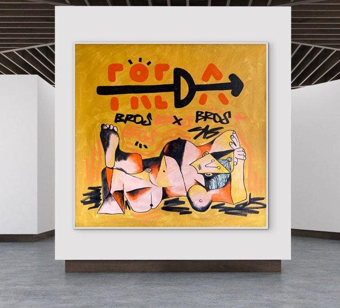 Freda People - Picasso x Freda XL, Antiek en Kunst, Kunst | Schilderijen | Modern