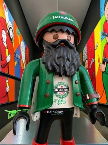 WASE - Figurine - HEINEKEN POP ART CUSTOM XXL - Plastique