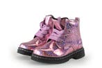 Leone Boots Meisjes in maat 22 Zilver, Verzenden, Jongen of Meisje, Schoenen, Zo goed als nieuw