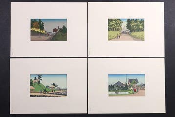 Ukiyo-e Reprints – No.46, No.48, No.106 & No.11 from Tokyo