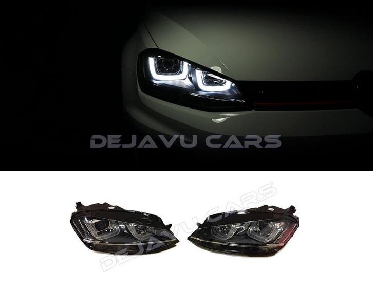 Xenon Look LED Koplampen voor Volkswagen Golf 7, Auto diversen, Tuning en Styling, Ophalen of Verzenden