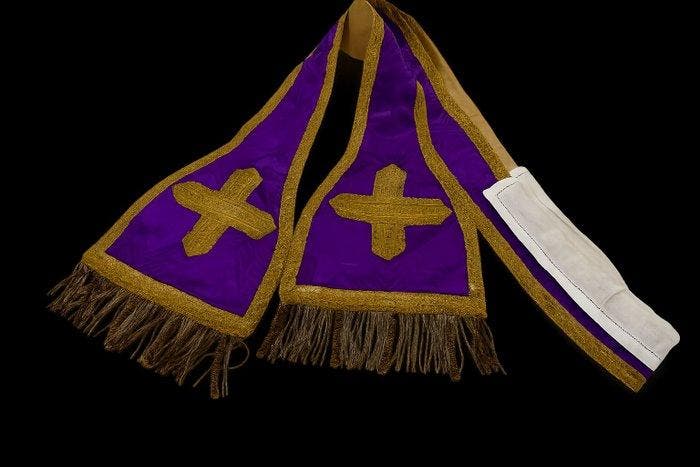Religieuze en spirituele objecten - Textiel, Zijde,, Antiek en Kunst, Kunst | Niet-Westerse kunst