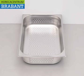HCB Bac gastronorme perforé en acier inoxydable Bac GN 1/1, Verzenden