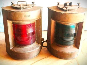 Tavernier Deck light (2) - Koper, Messing