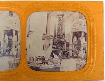 World Expo Paris 1878 - tissue stereoview - showing Wynand