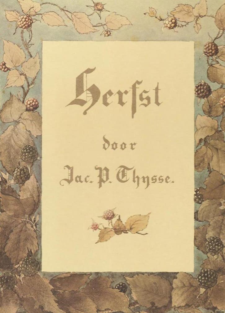 VERKADE ALBUM HERFST 9789021531847 Jac.P. Thijsse, Boeken, Wetenschap, Zo goed als nieuw, Verzenden