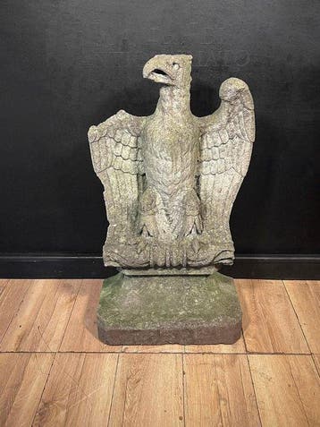 Sculptuuur voor buiten, Aquila Ornamentale - 85 cm - Gegoten