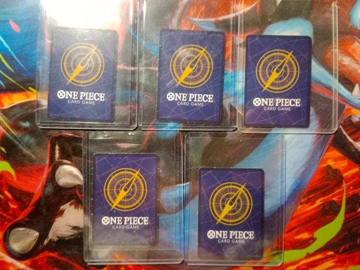 Bandai - 5 Card - One Piece, Hobby & Loisirs créatifs, Jeux de cartes à collectionner | Autre