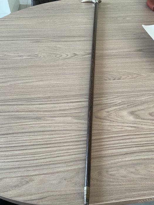 Wandelstok - .800 zilver - met Art Deco handgreep, Antiek en Kunst, Kunst | Designobjecten