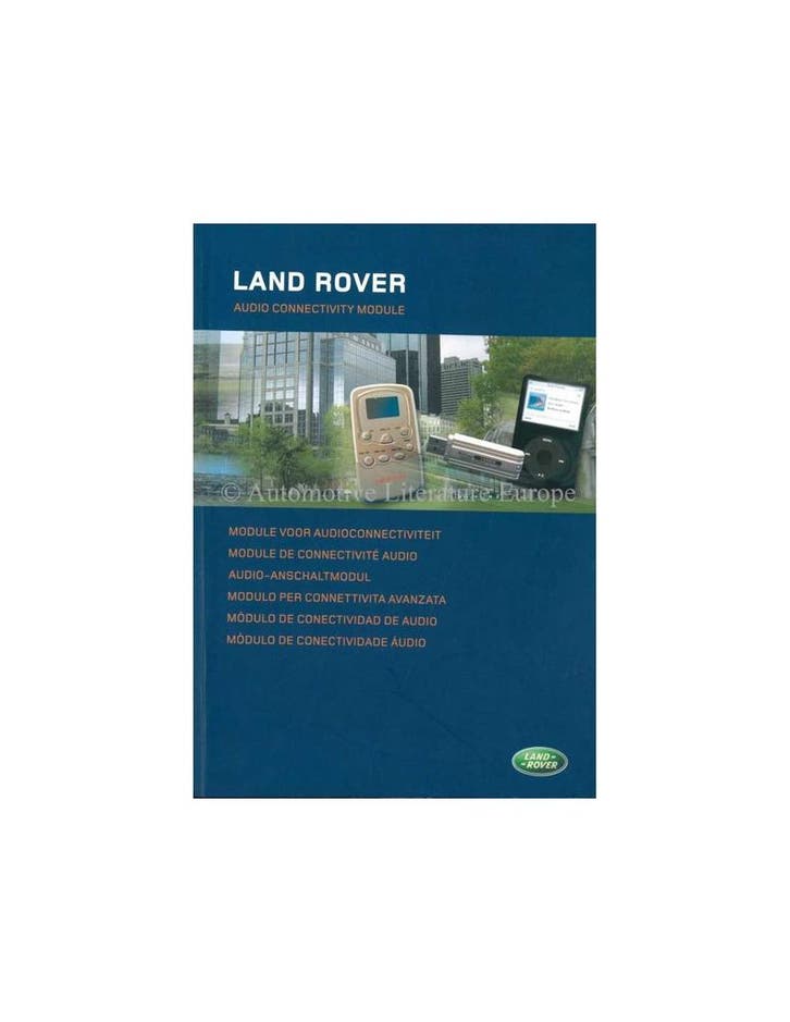 2006 LAND ROVER MODULE VOOR AUDIOCONNECTIVITEIT INSTRUCTIE.., Auto diversen, Handleidingen en Instructieboekjes, Ophalen of Verzenden