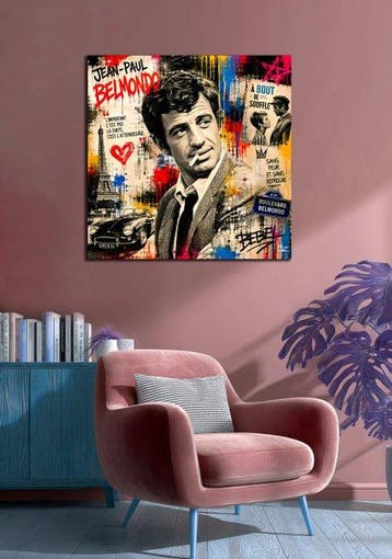 PLM-Art - Belmondo Pop Art Style