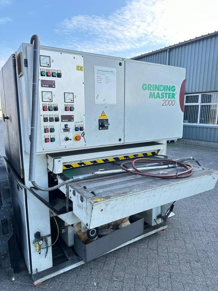 Veiling: Breedbandschuurmachine Grindingmaster 2000 Elektris, Zakelijke goederen, Machines en Bouw | Pompen en Compressoren, Ophalen