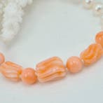Corail - Argent - Bracelet - CORALO ROSATO INCISO