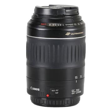 Canon EF 55-200mm f/4.5-5.6 II USM met garantie, Ophalen of Verzenden