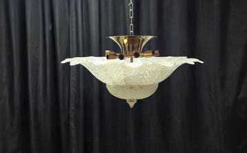 Plafondlamp - Fogliona - Muranoglas - Tien lichten